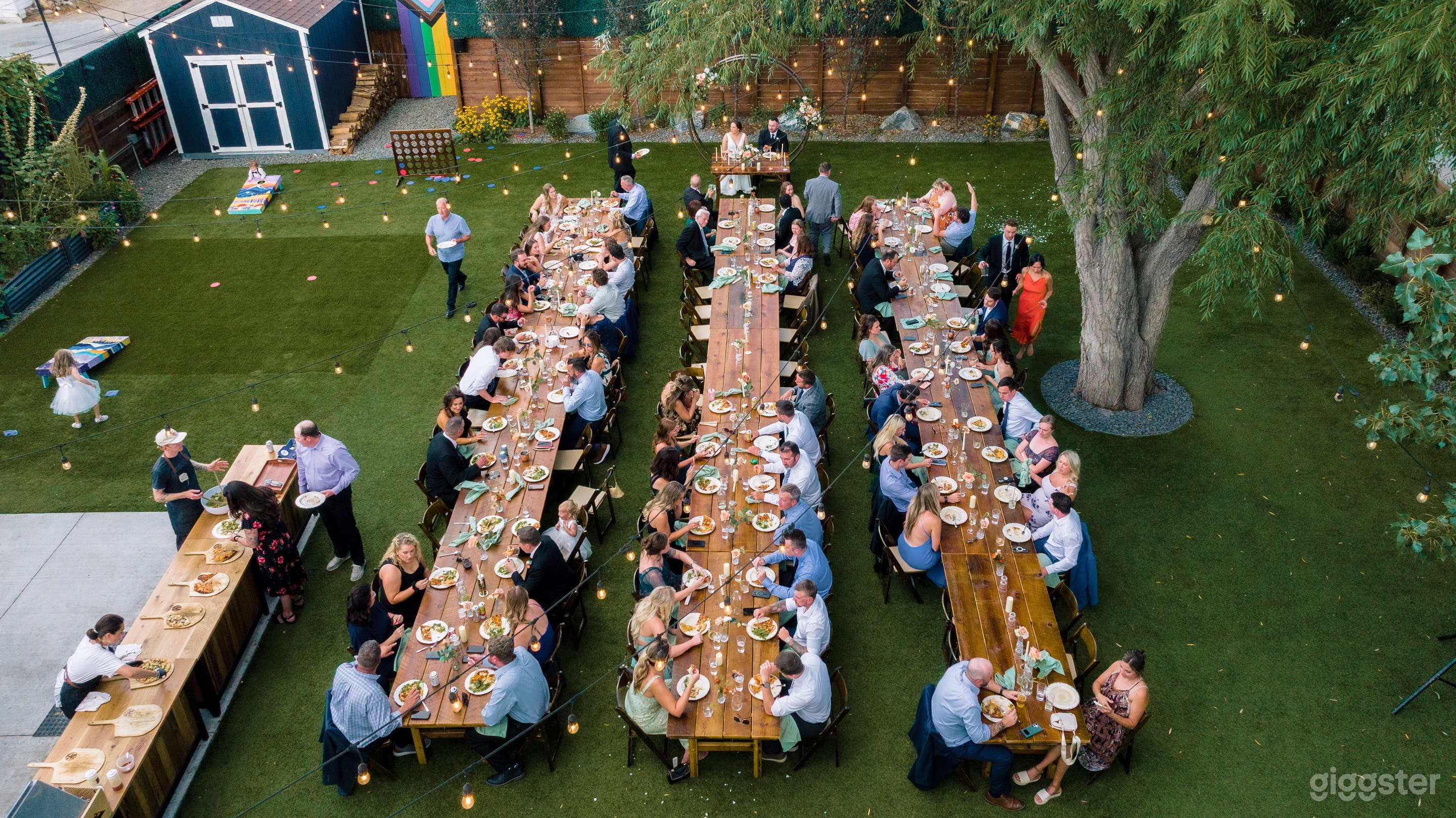 Backyard Venue with Rooftop Mountain Views Photo 1