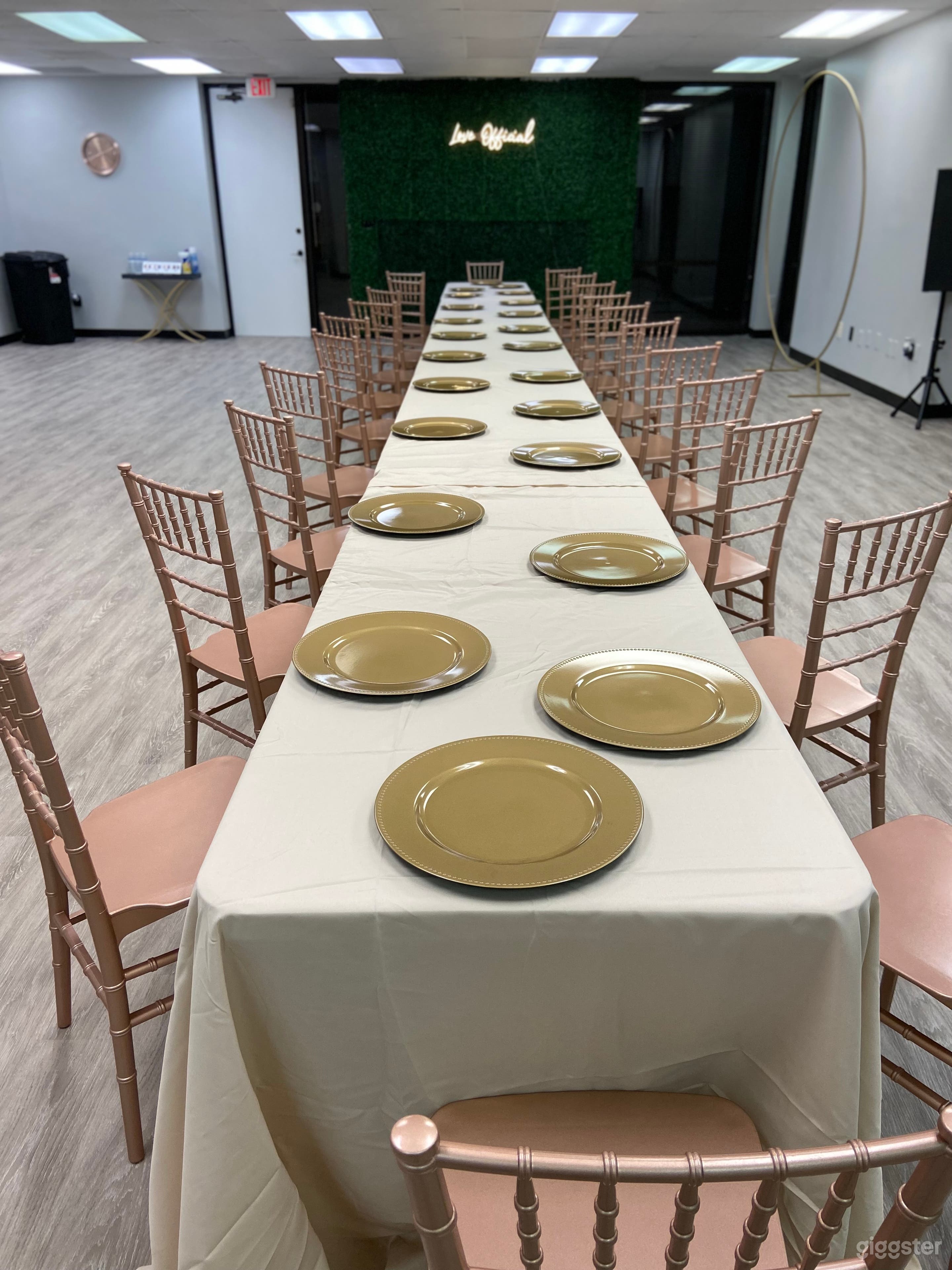 All rentals include 50 chiavari chairs and tables 