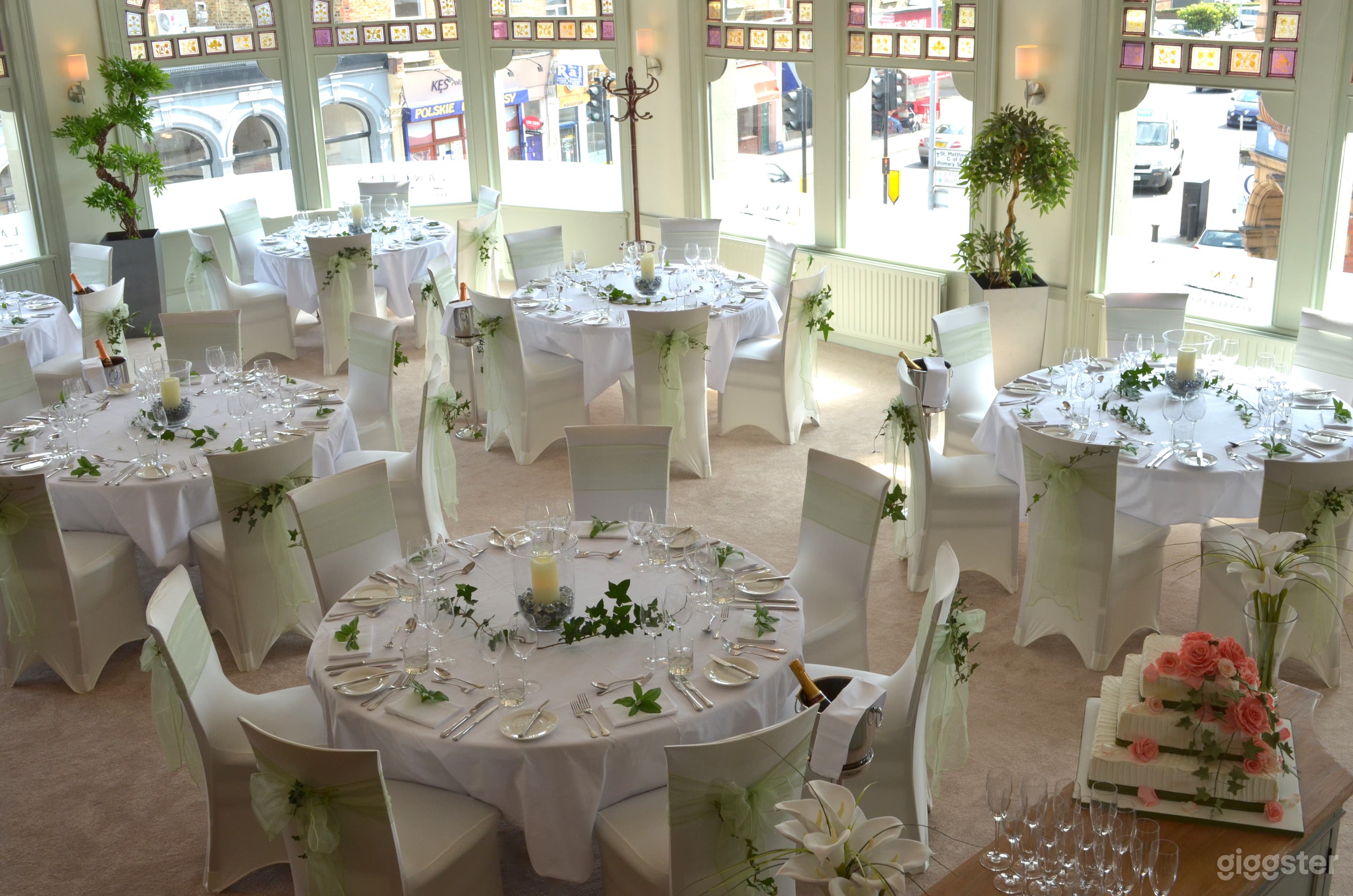 Jamison Room Wedding setup