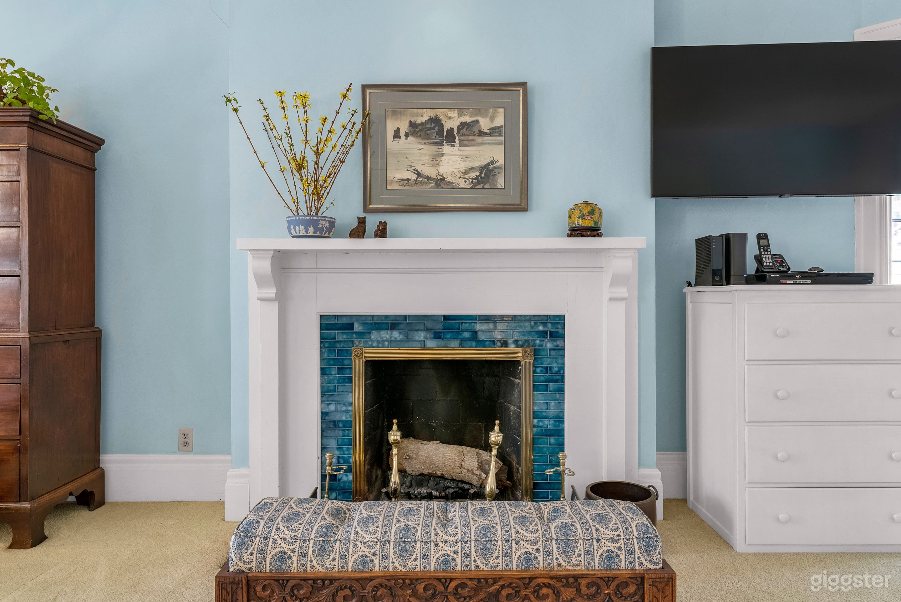 Primary Bedroom fireplace