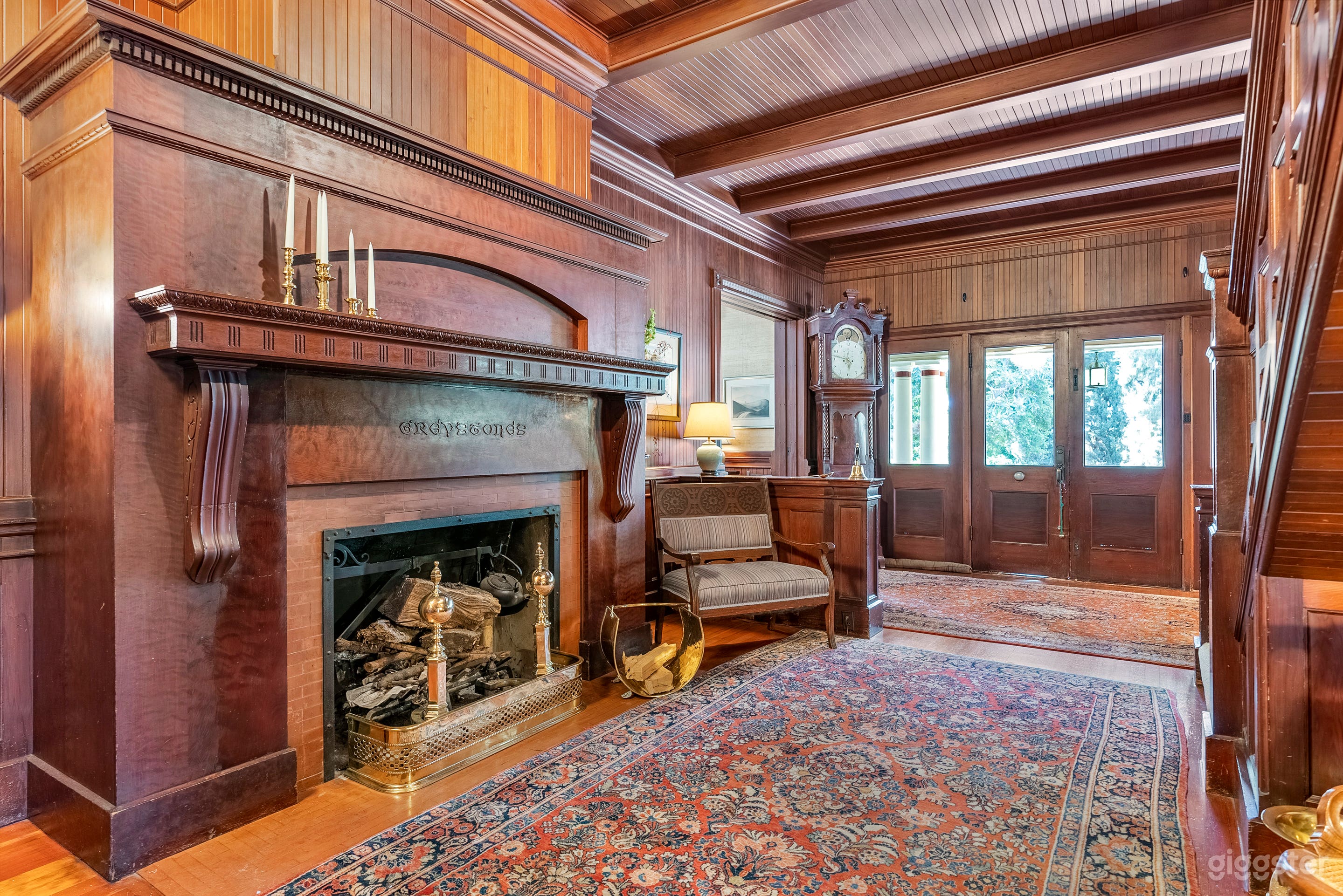 Front Hall Fireplace