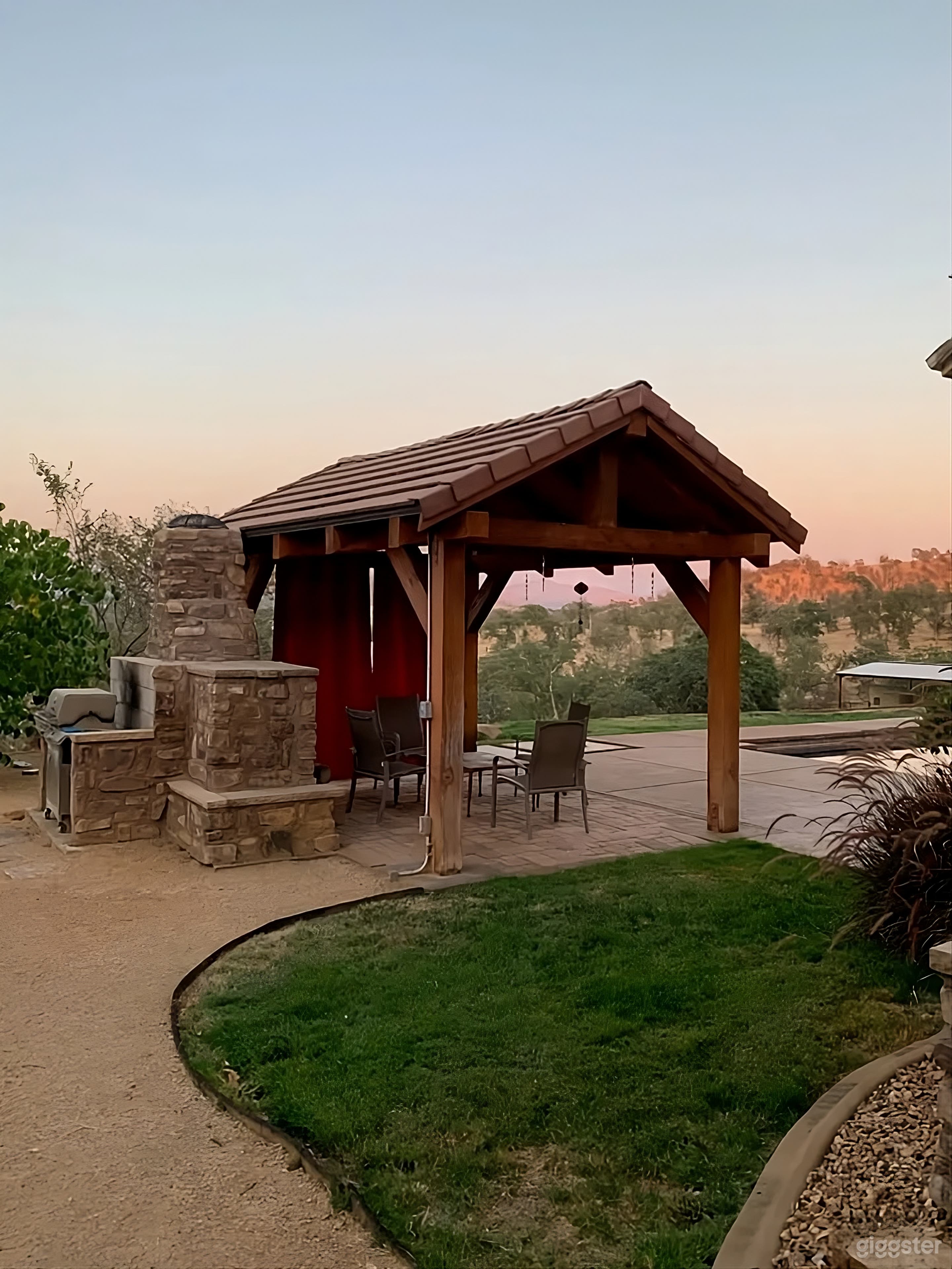 Gazebo approximately 12' x 15'