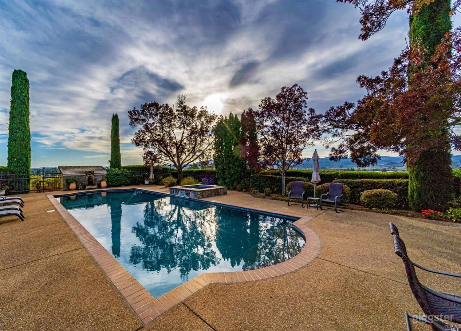 Spectacular Hilltop Vineyard Estate / Healdsburg, CA Photo 3