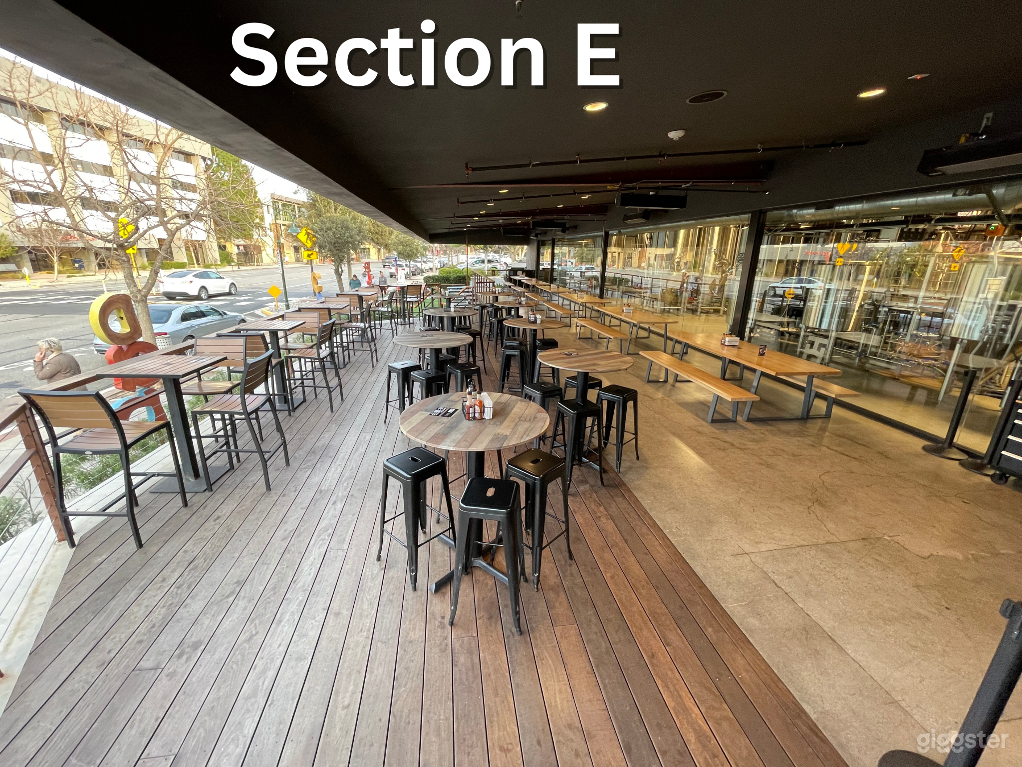 Brewery Front Deck Patio Photo 1