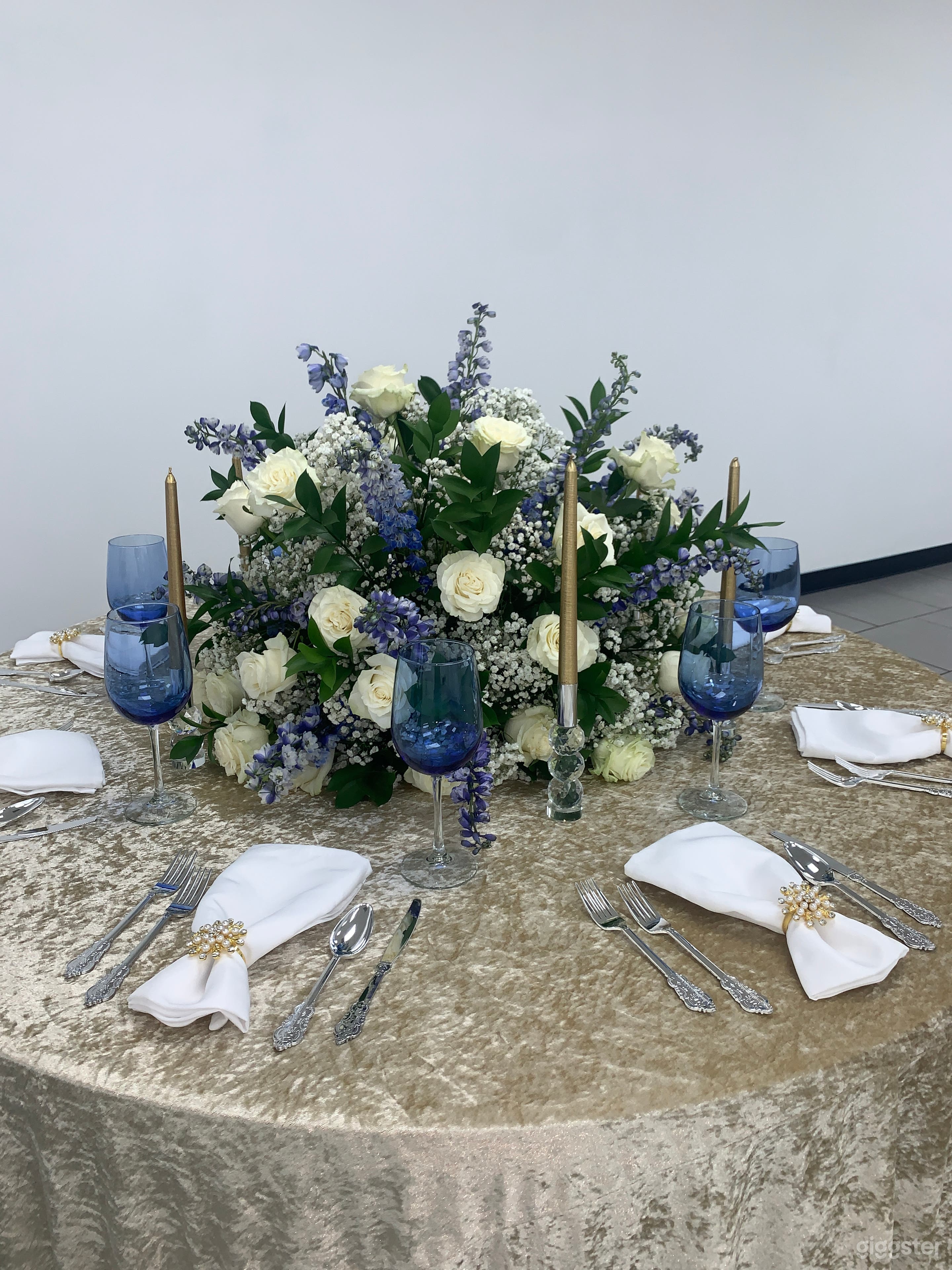 Elegant Indoor Event Space with Blank Canvas Photo 3