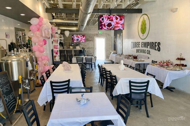 Brewery Event Space with Indoor + Outdoor Charm 