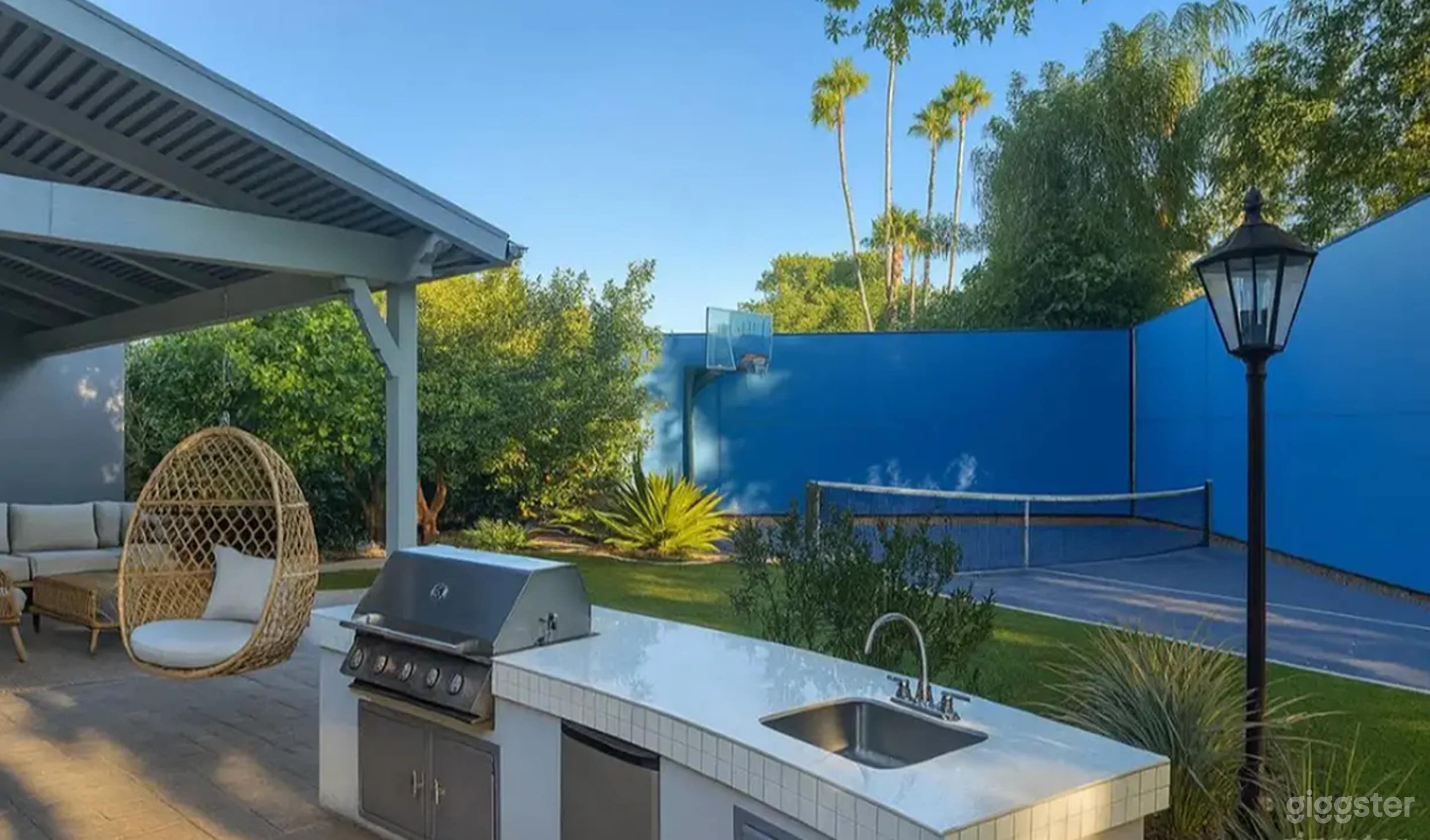 Backyard Multi-Sport Court Photo 3