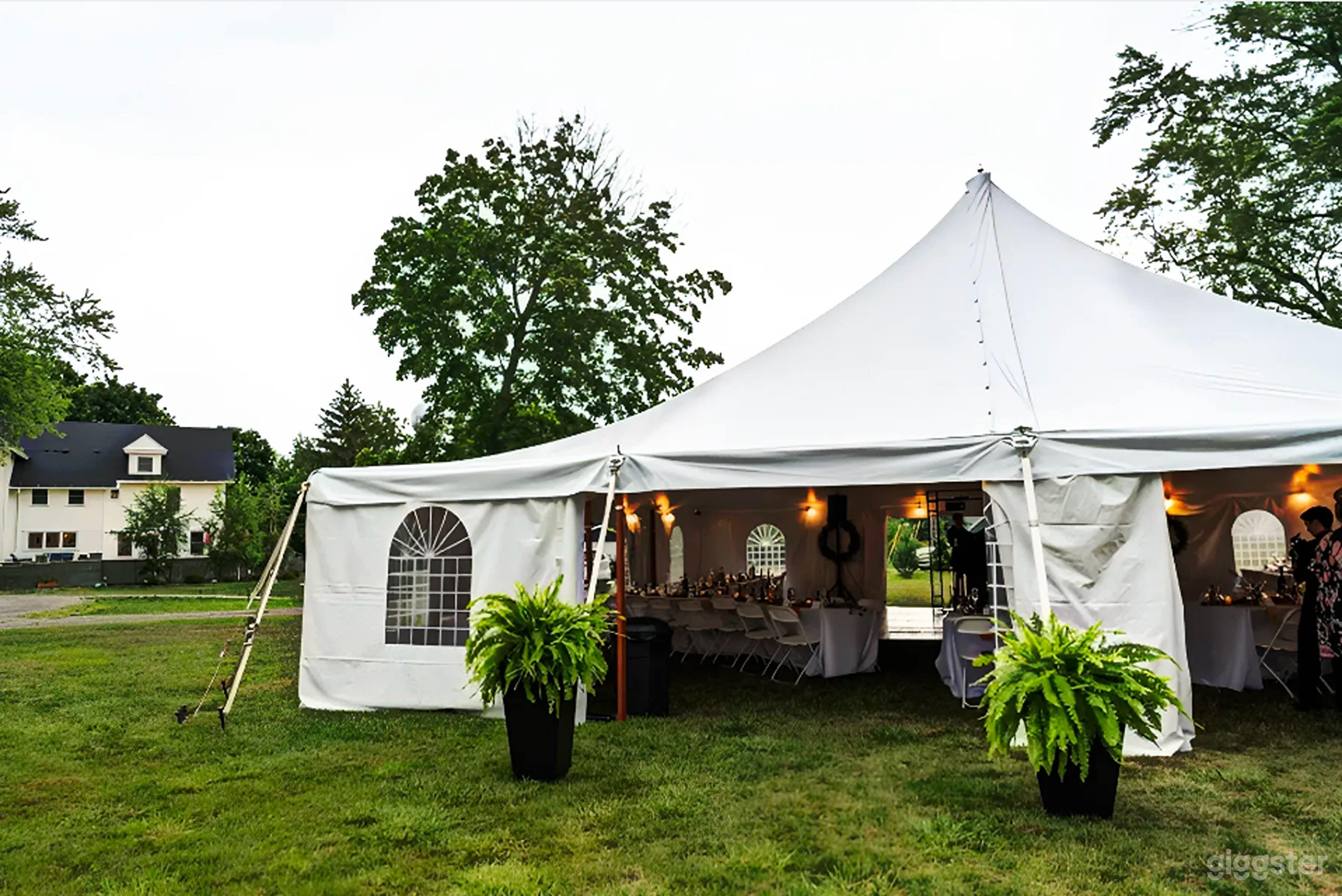 Charming Wraparound Patio & Classic Estate Lawn for Events Photo 4