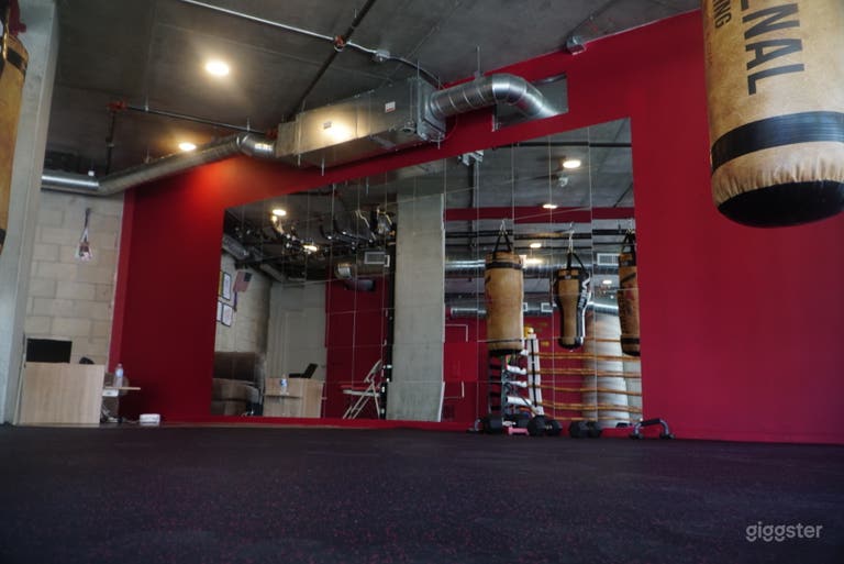  Industrial Boxing Gym w/ Ring & Heavy Bags | Hollywood 