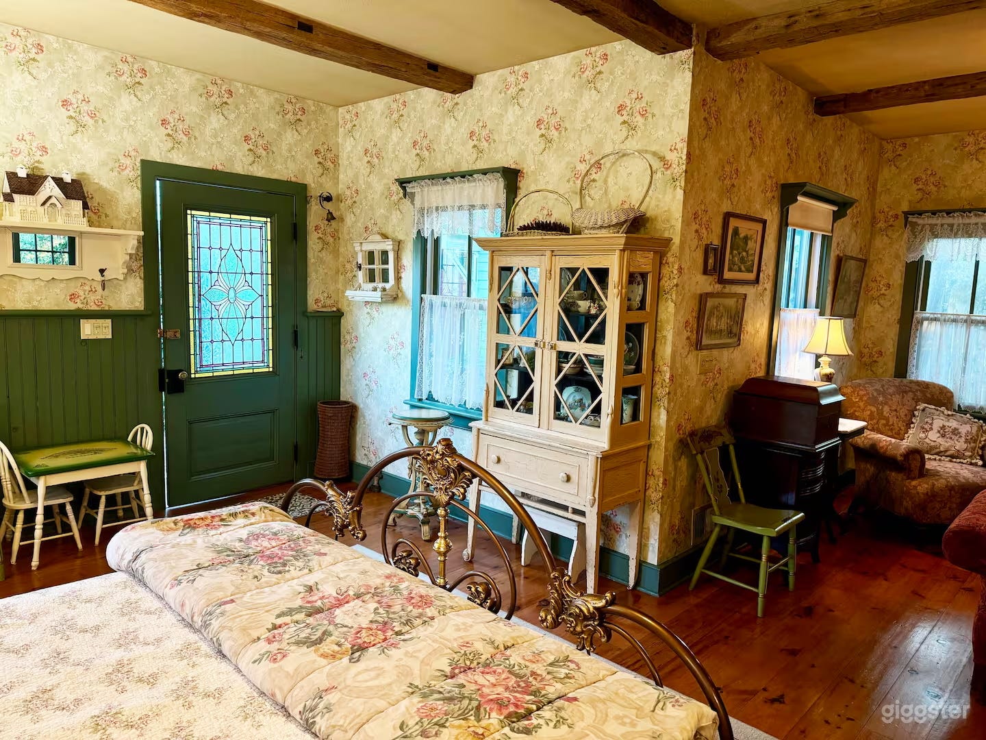 Entrance from inside cottage