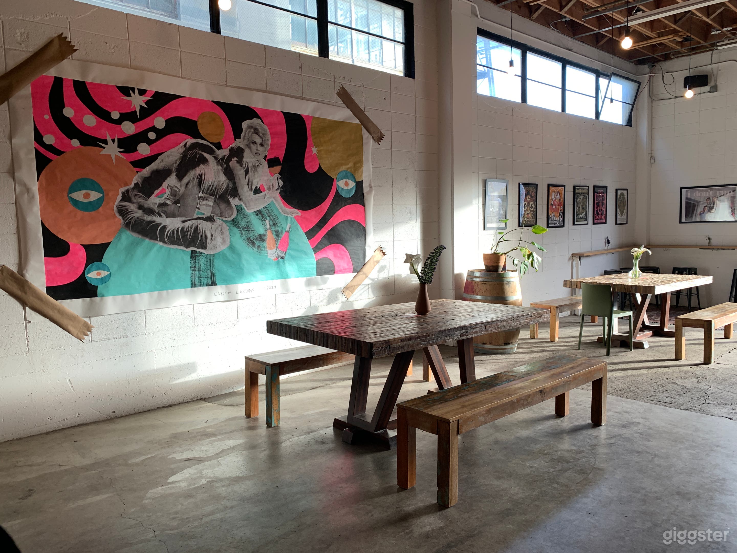 Mural by local Oakland artist and friend 