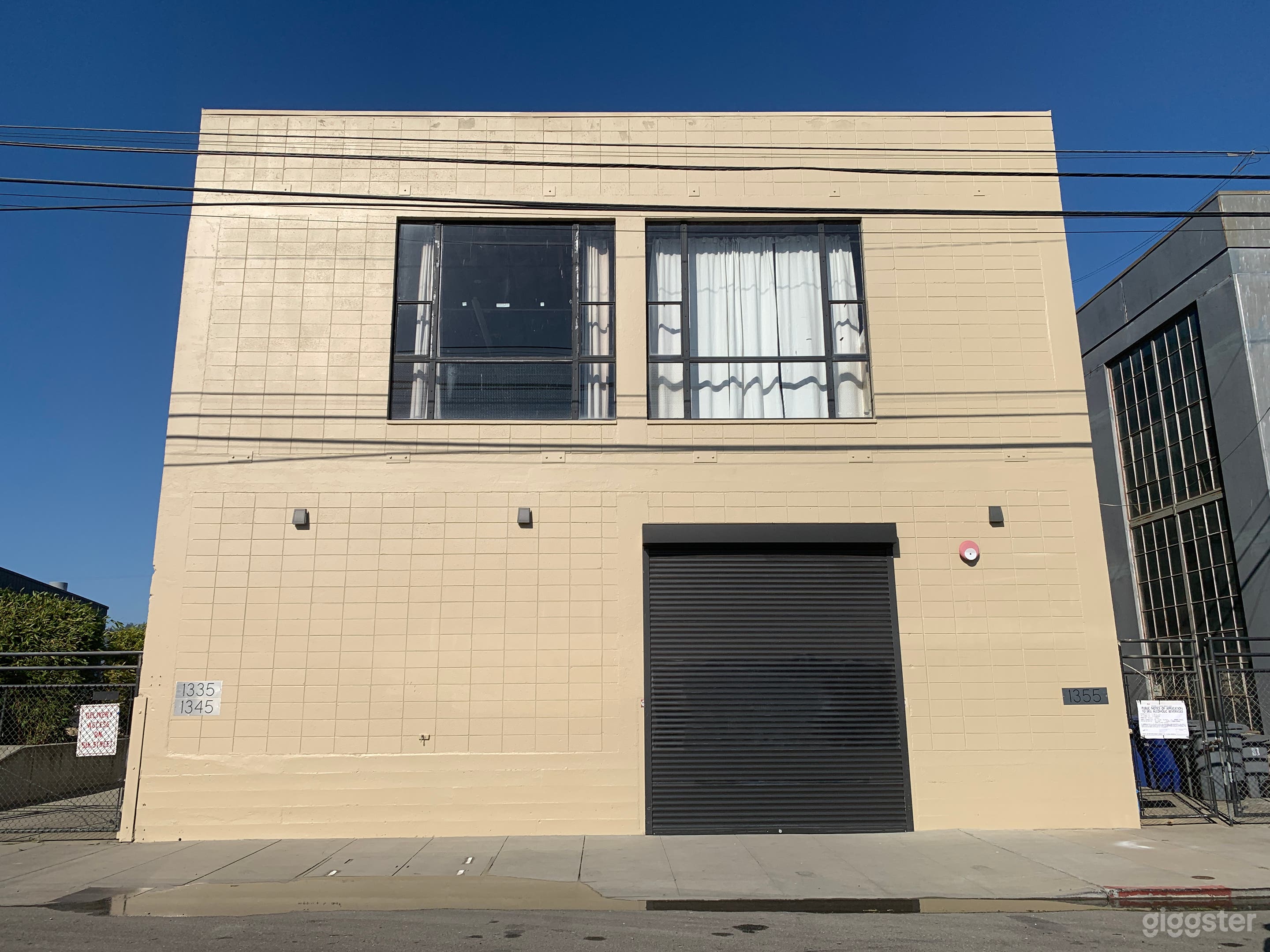 Front of the building 