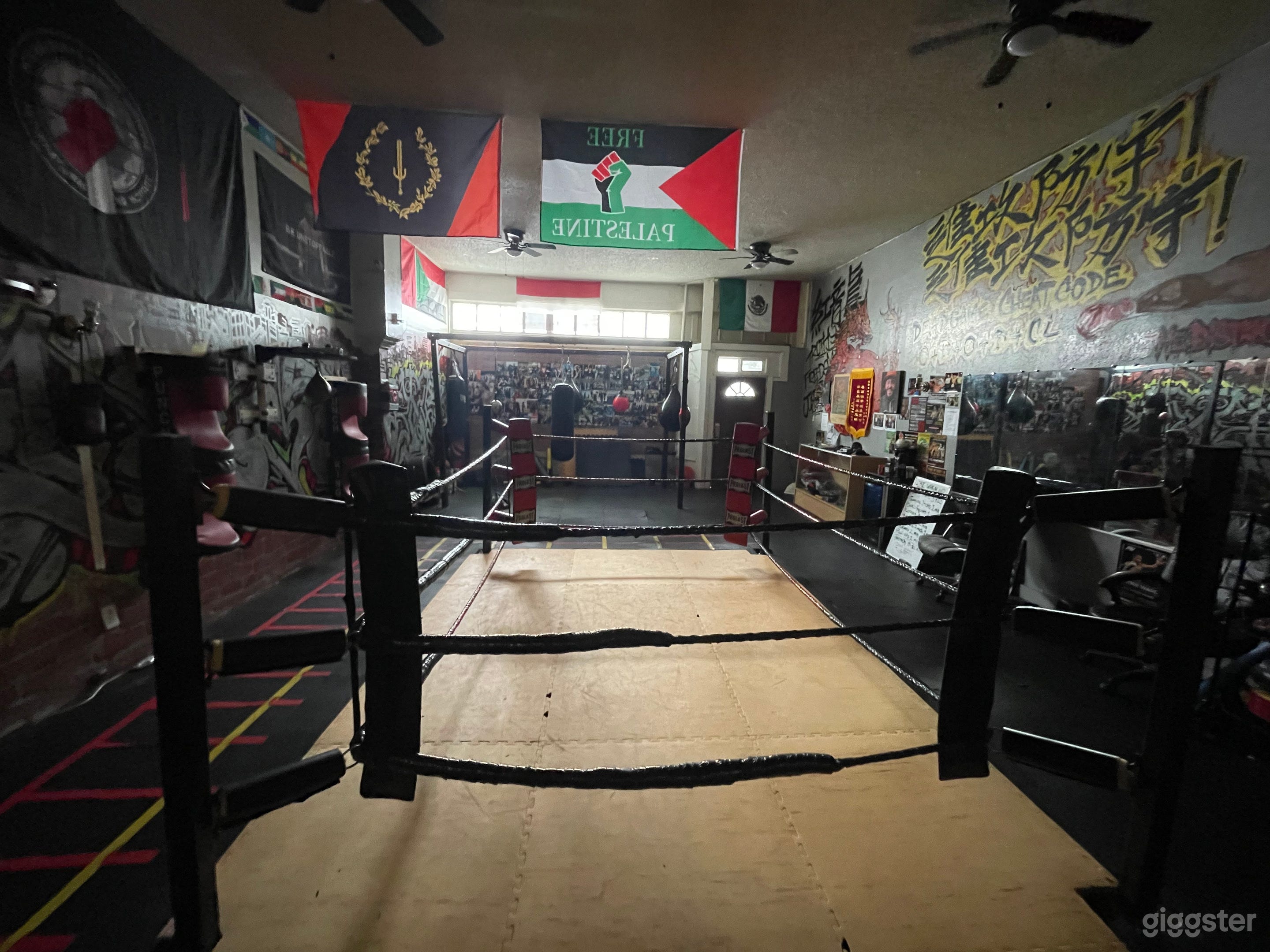 Urban Boxing Gym with Graffiti Walls Photo 4
