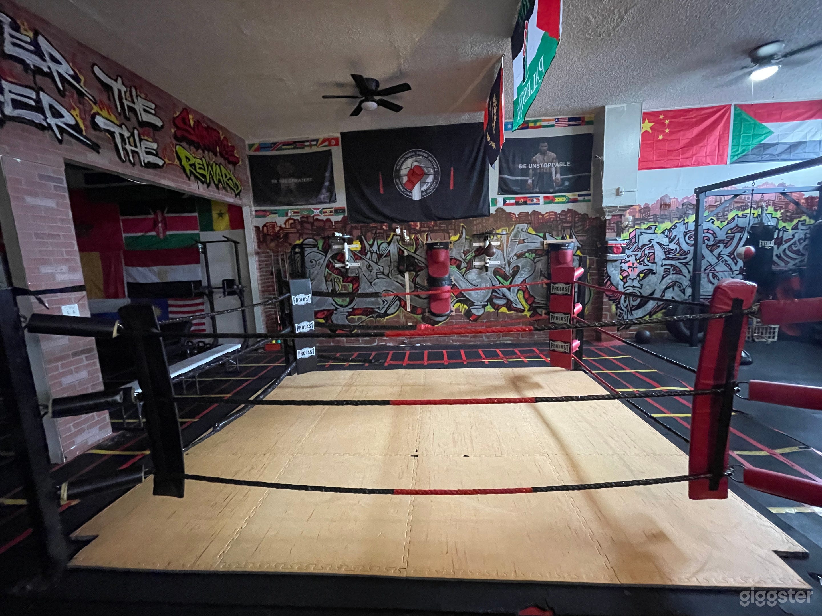 Urban Boxing Gym with Graffiti Walls Photo 2