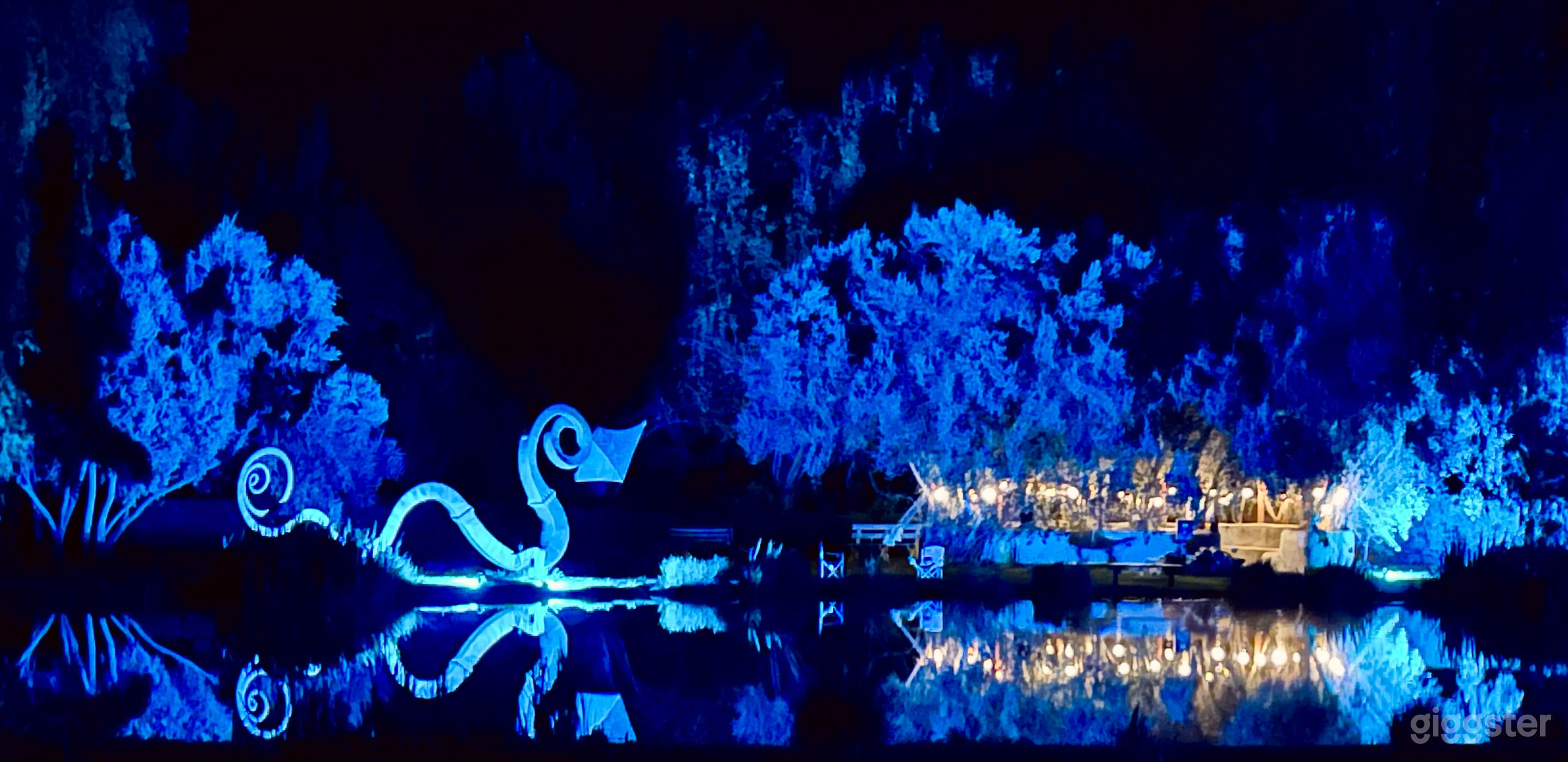 Lighting up the grounds #horndragon 