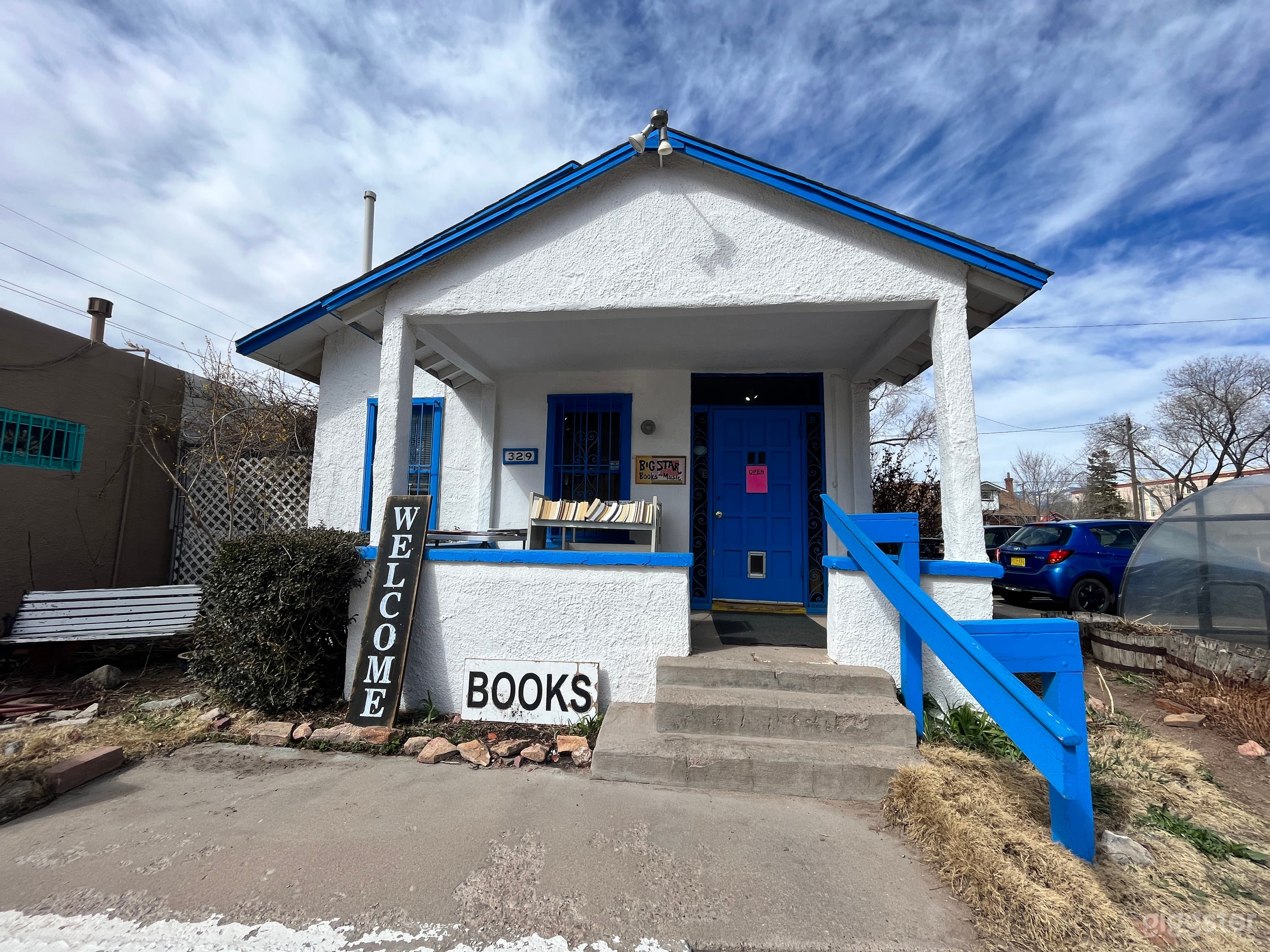 Exterior of bookstore