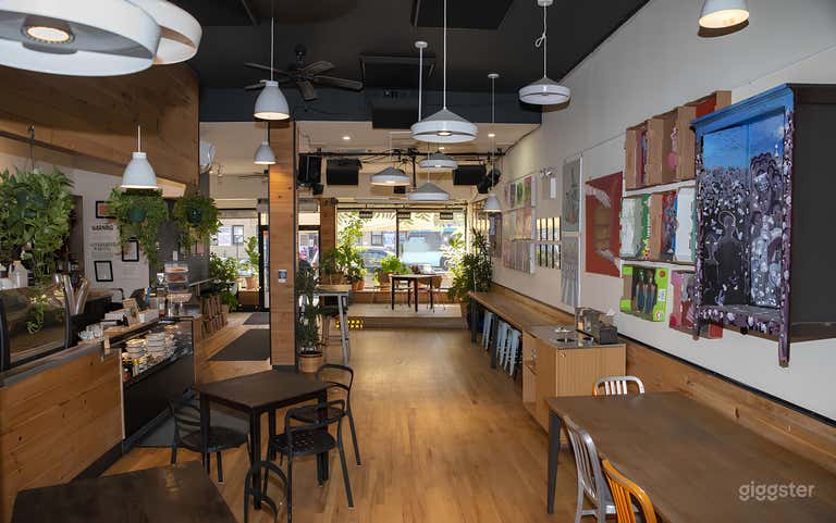  Café communautaire pittoresque dans le haut de Manhattan 