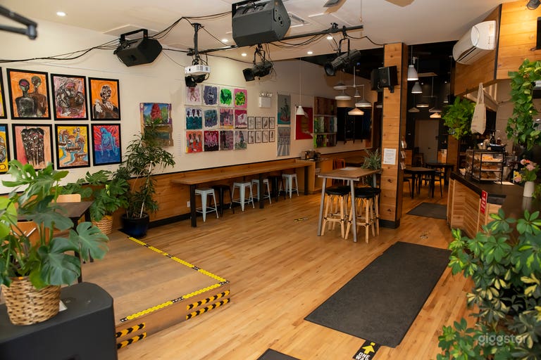  Café communautaire pittoresque dans le haut de Manhattan 