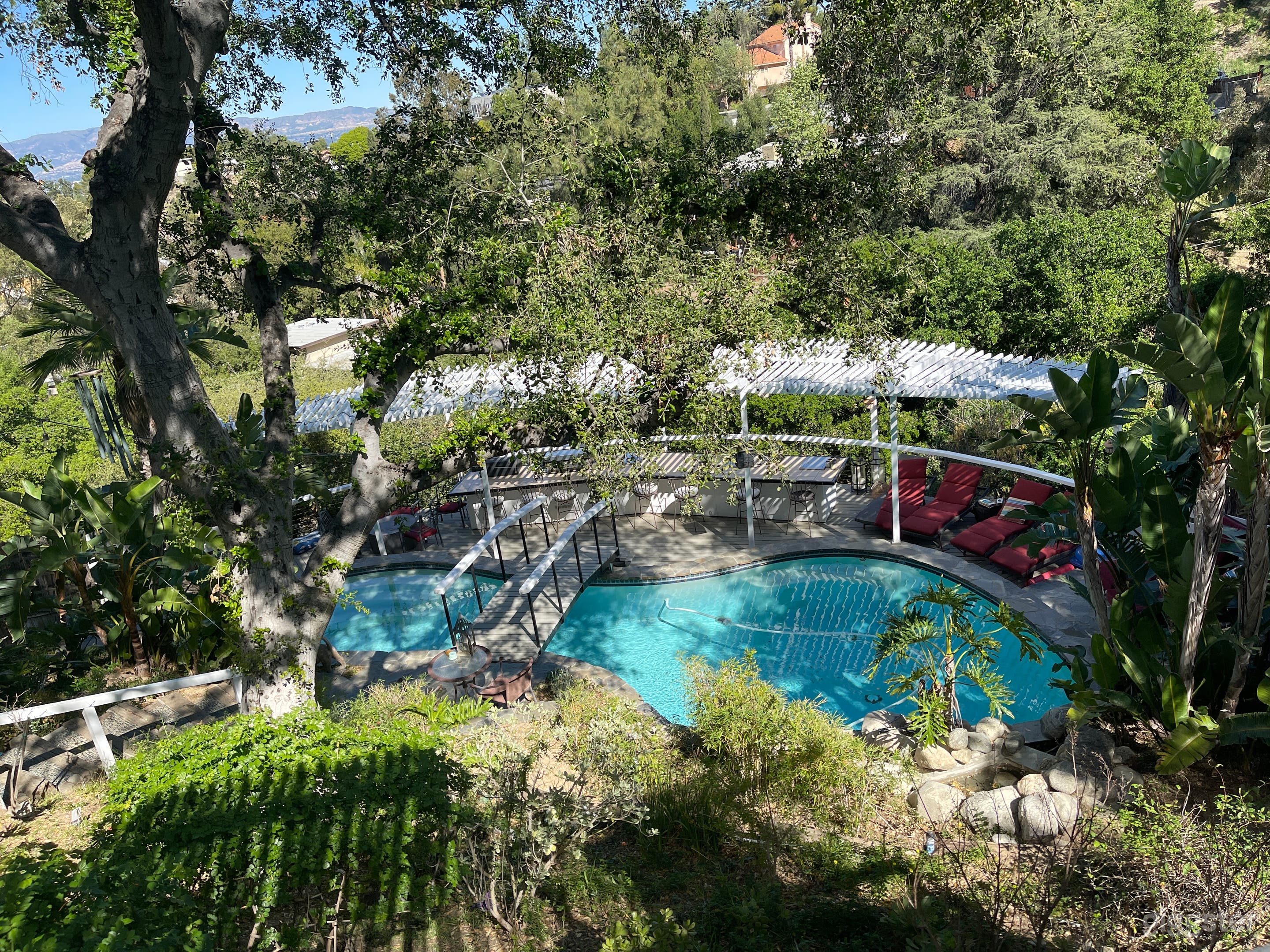 Pool and outdoor kitchen