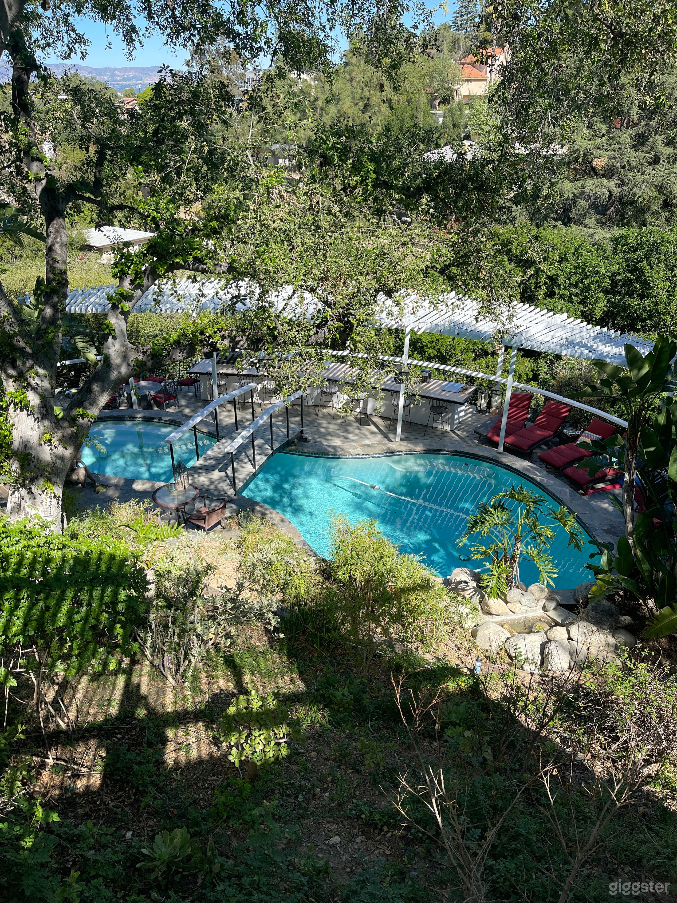 Pool and outdoor kitchen