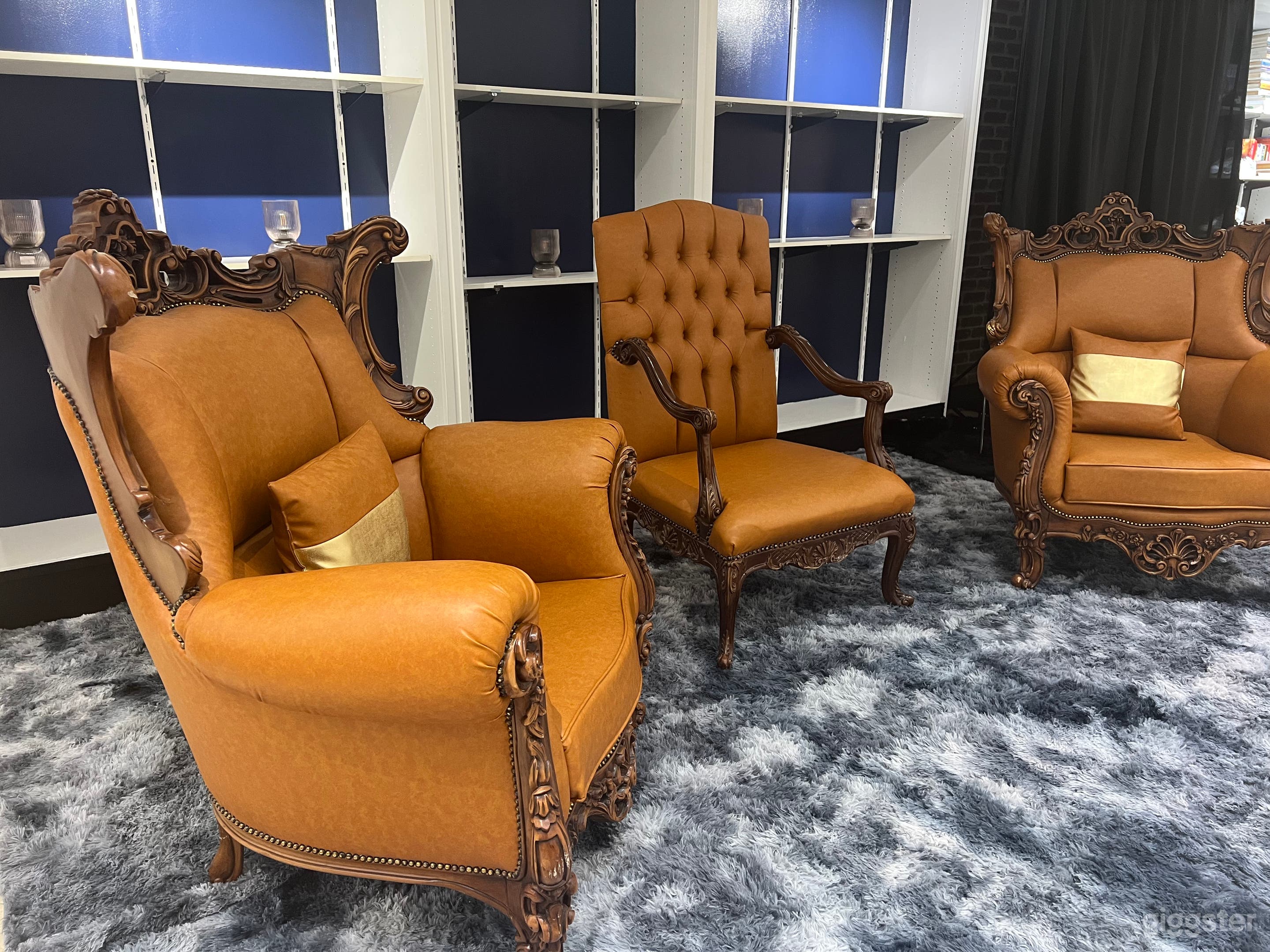 Blue &amp; Charcoal Studio Photo 2