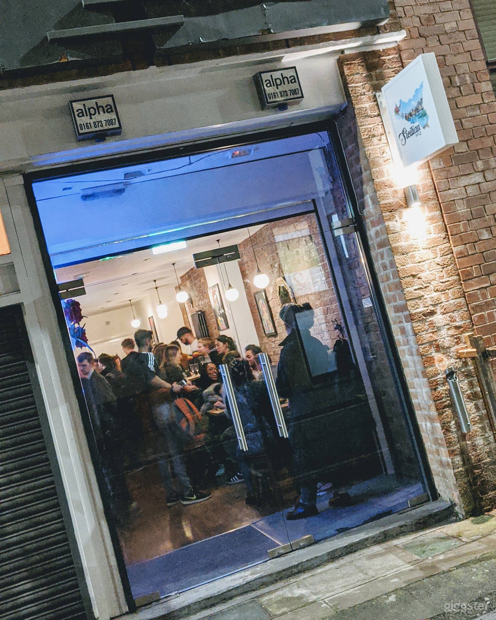 Venue during an event