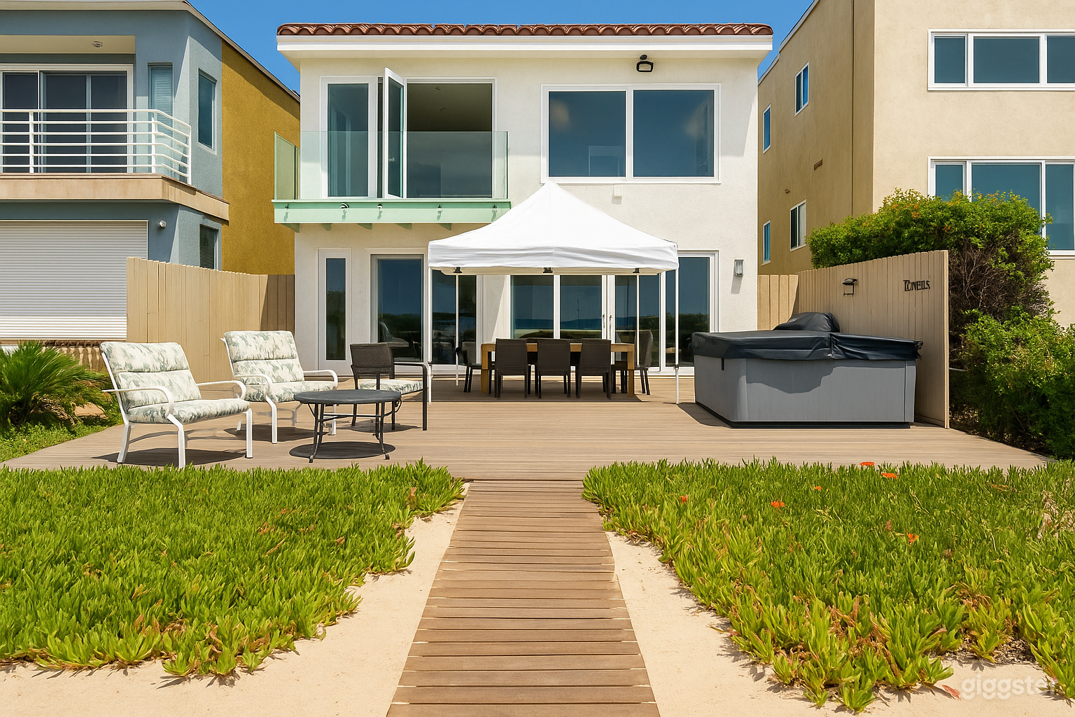 Canopy is not always there but can be requested to be taken down. 