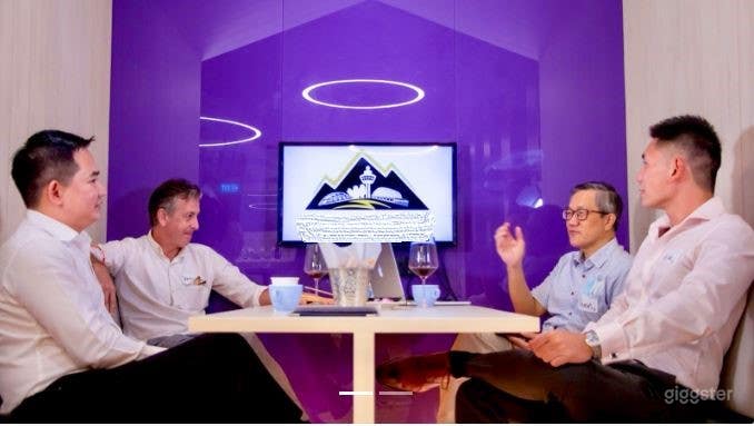 project booth Purple