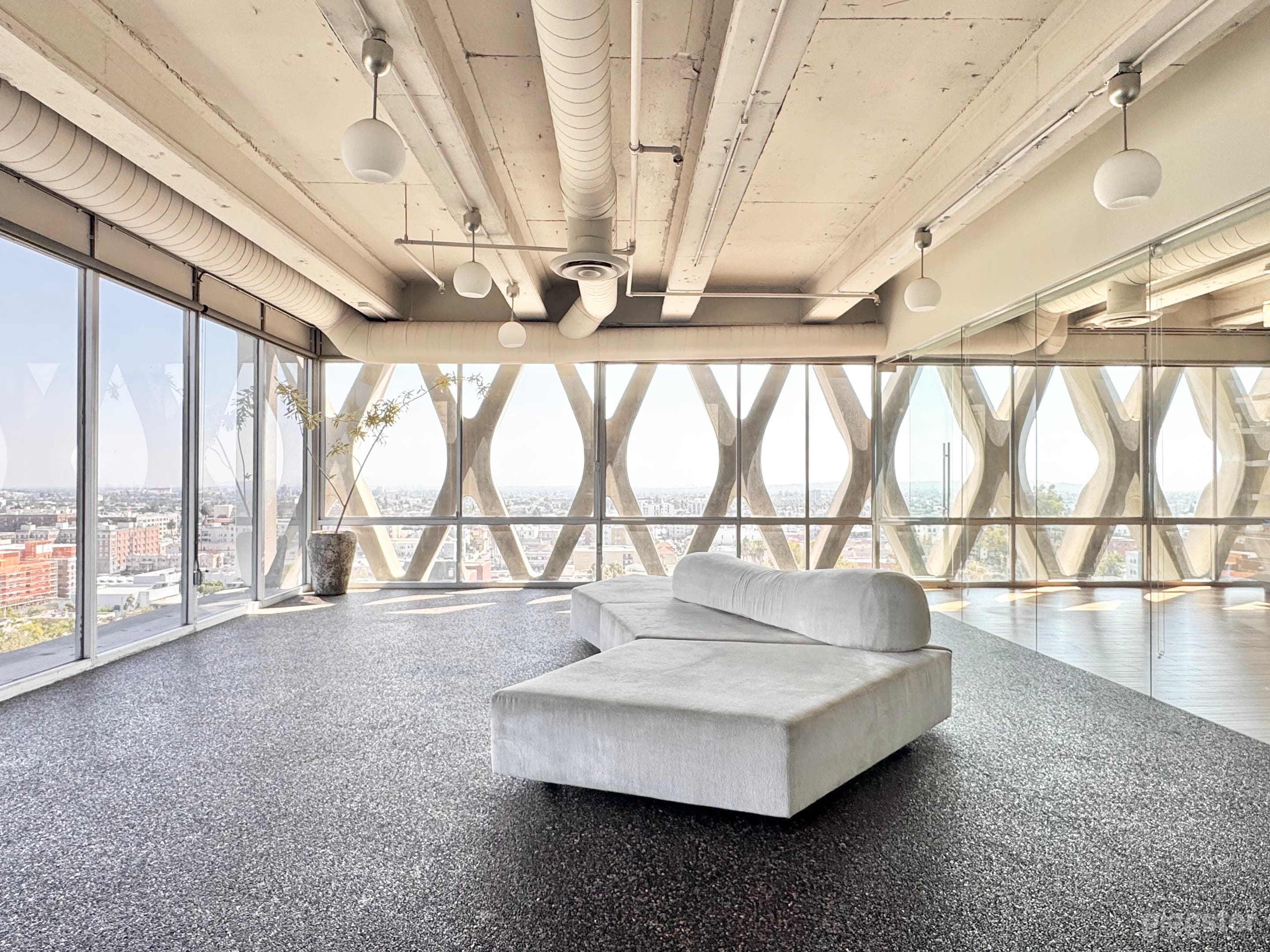 Mid-Century Modern Panoramic Skyline View Loft Photo 1