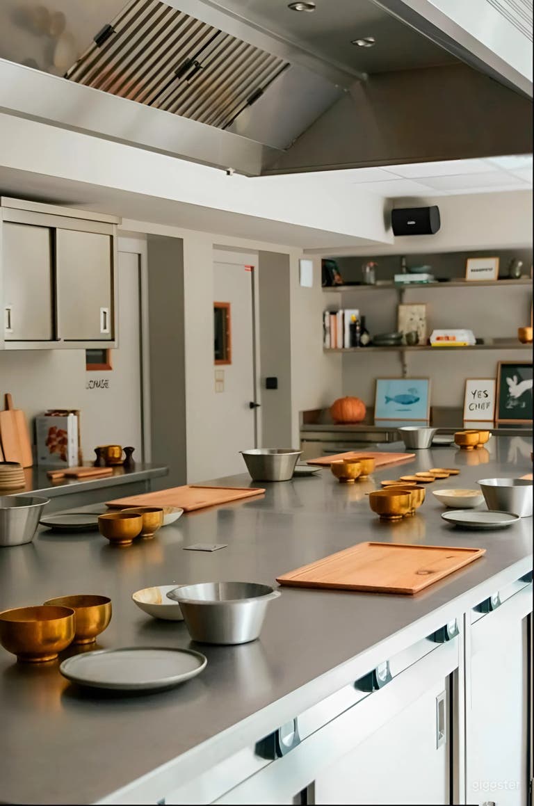  Intimate Chef-Led Culinary Workshop Space for Up to 12 Guest 
