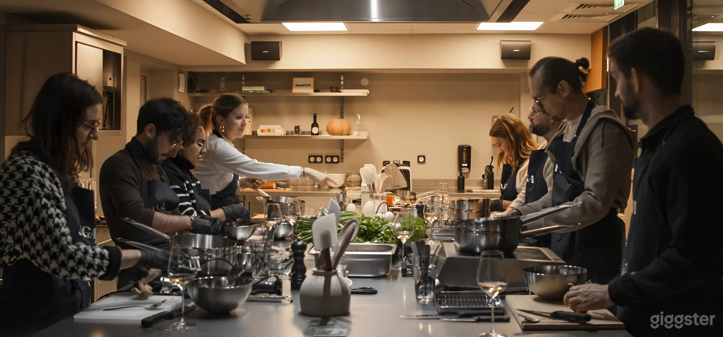 Photo de Espace d'atelier culinaire intime dirigé par un chef pour jusqu'à 12 invités 2