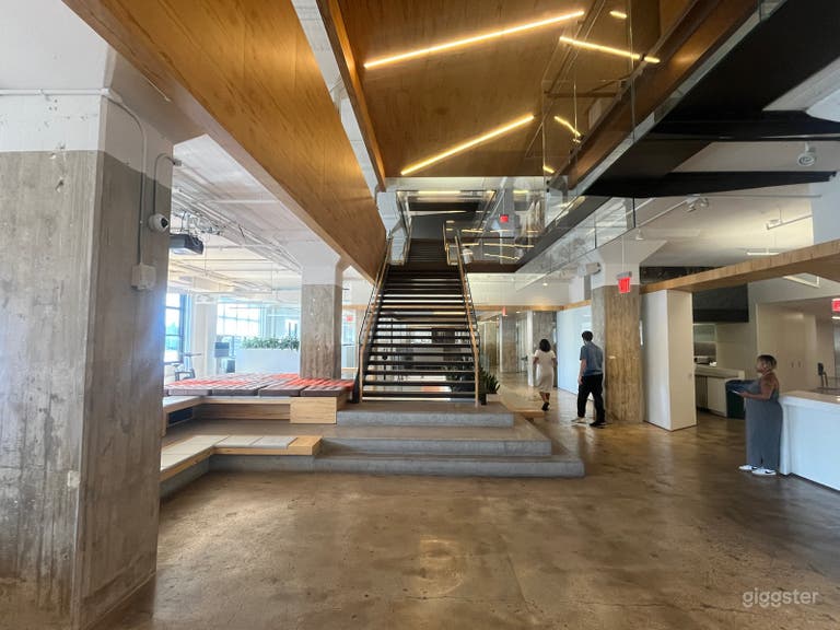  Modern, multi-floor office with conference rooms & cubicles 