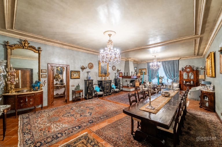  Historic ItalianVilla with Expansive Grounds & Cinematic Int 
