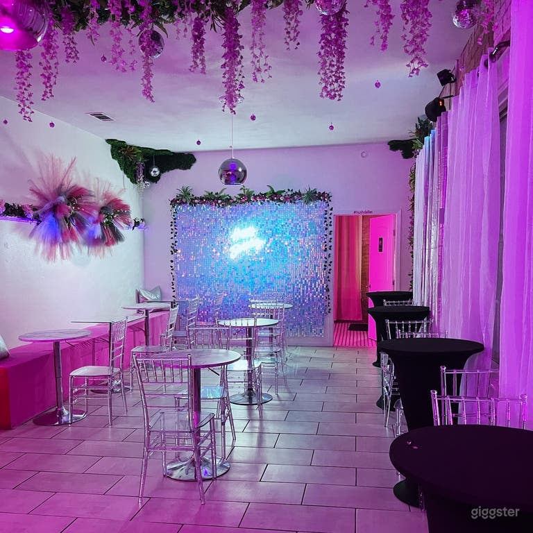  Happy Birthday neon sign included in every booking. 