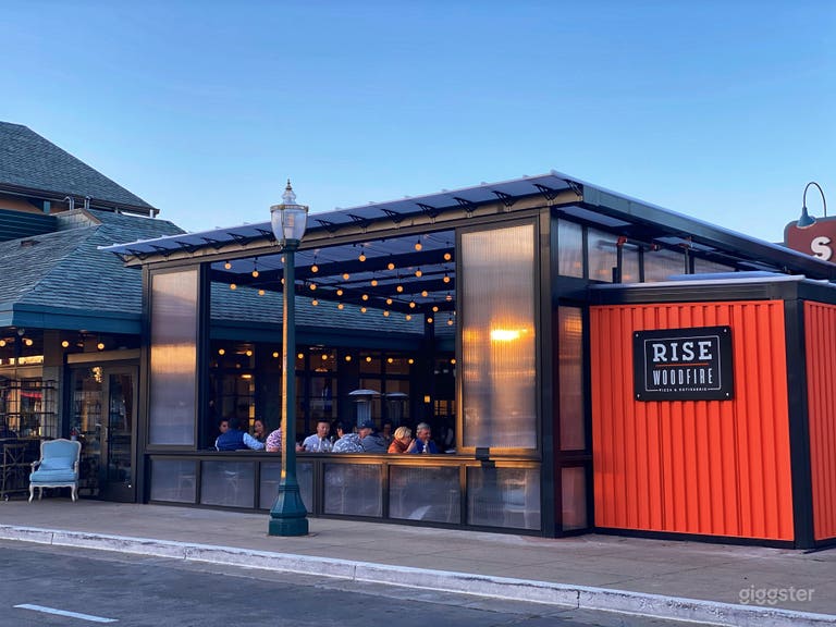  Outside view of the outdoor patio 