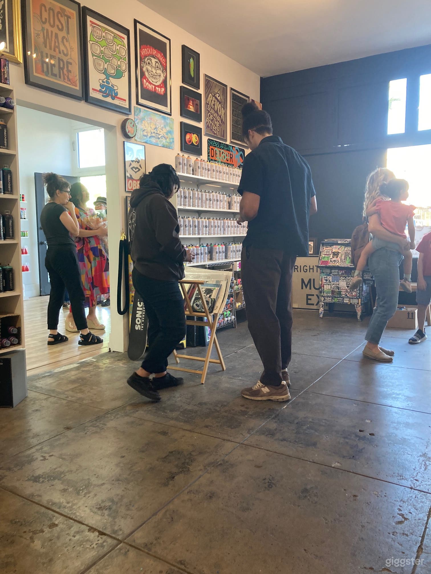 gallery and retail space