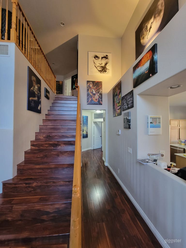  Staircase to the Loft overlooking the Great Room 