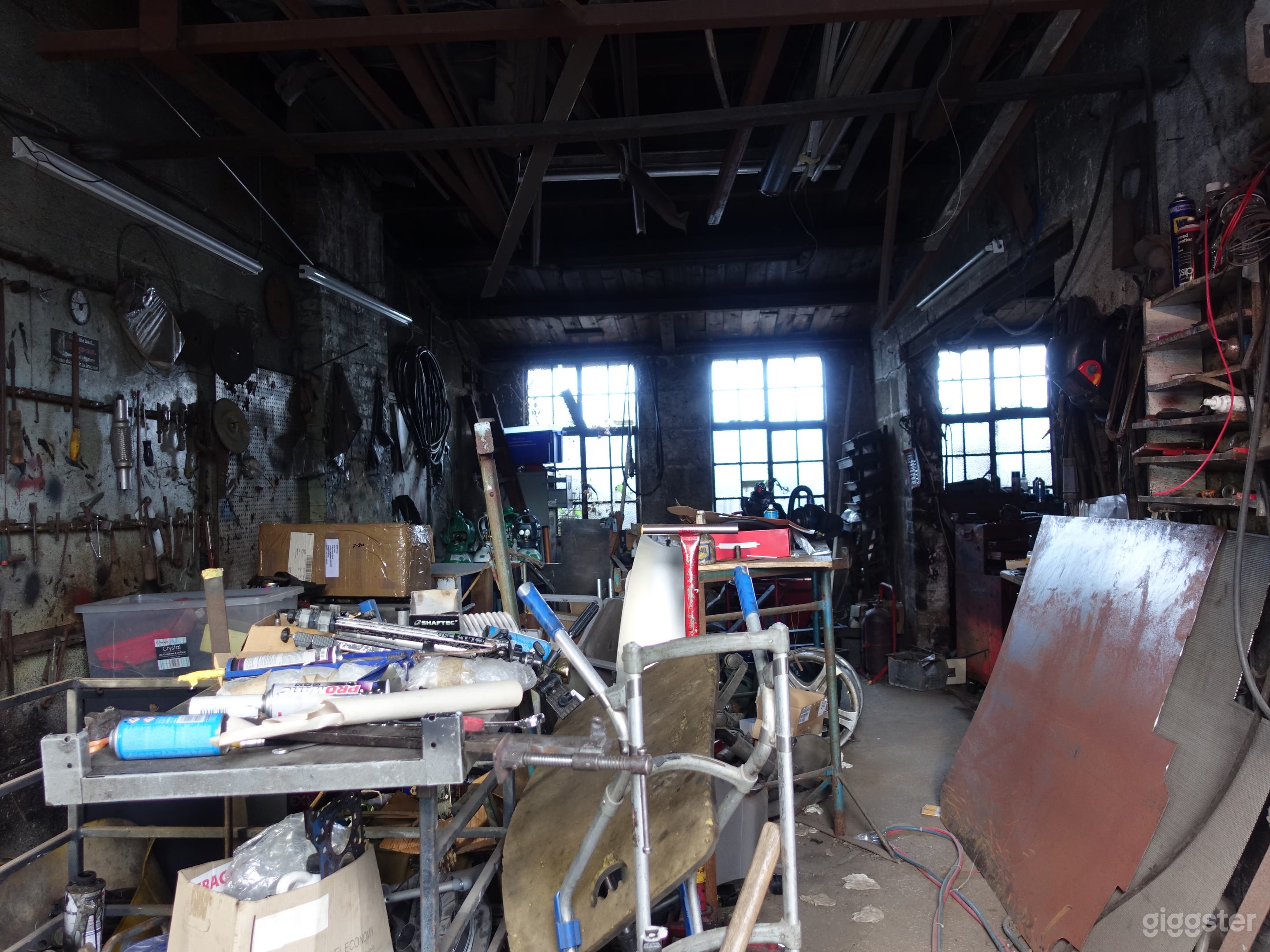 Workshops and industrial areas