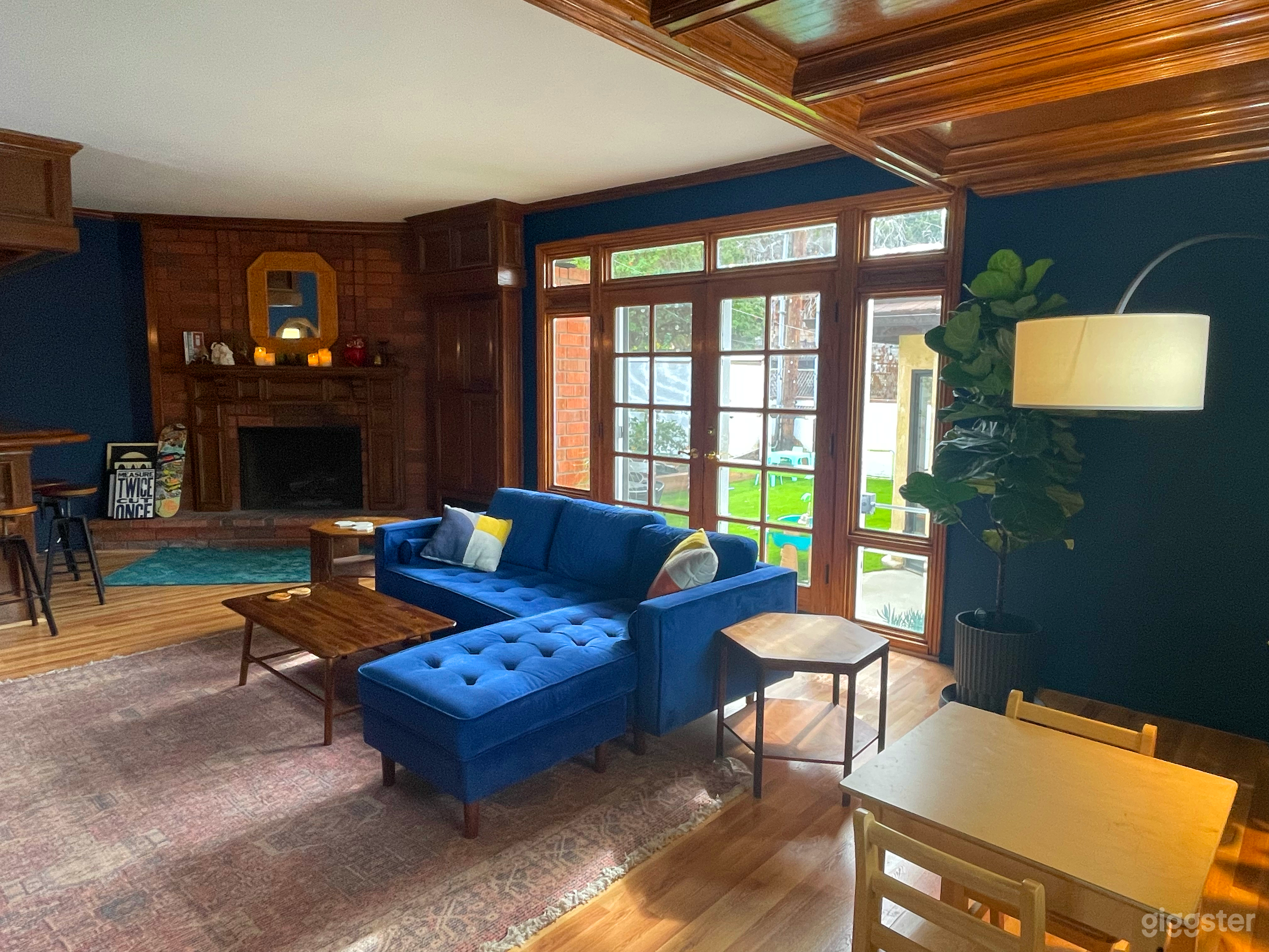 Entire Moody &amp; Colorful House with Vintage Woodwork Photo 1