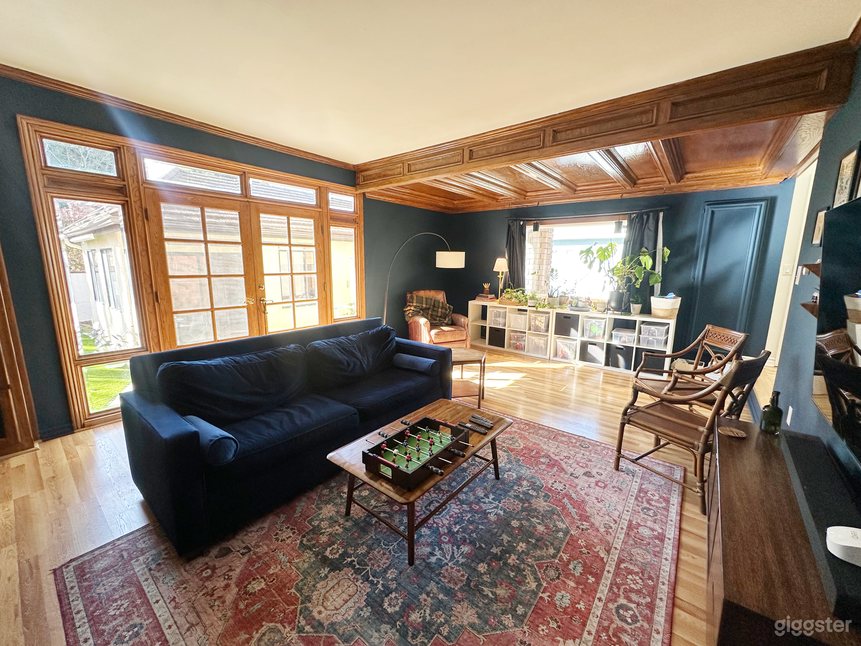 Entire Moody &amp; Colorful House with Vintage Woodwork Photo 2