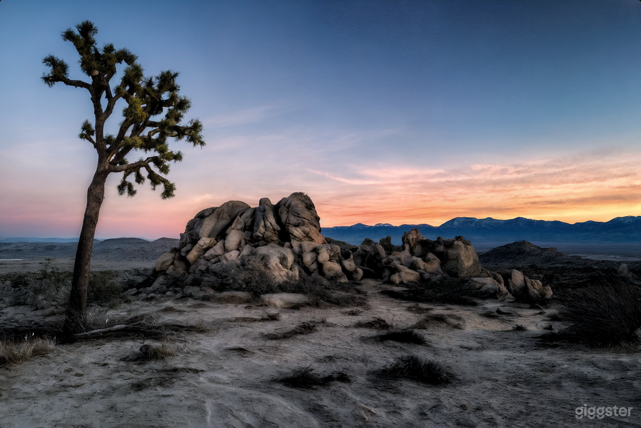Desert and Boulders Photo 3
