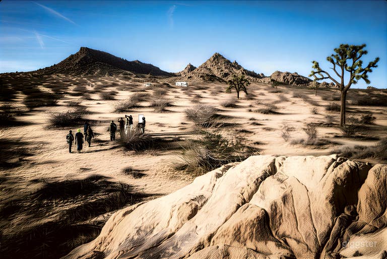  Desert and Boulders 