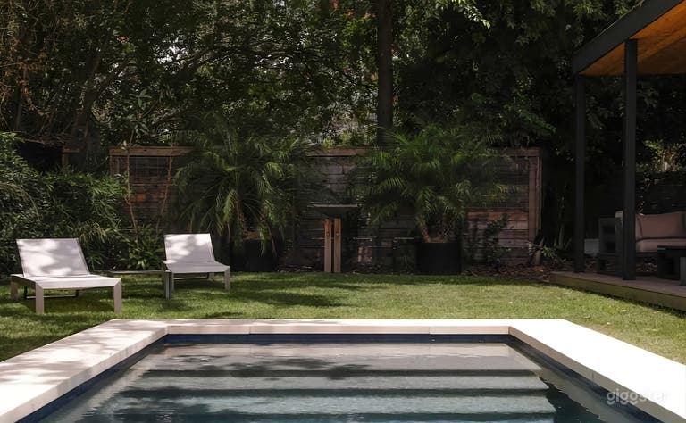  Backyard with Pool and Alfresco Living Space 