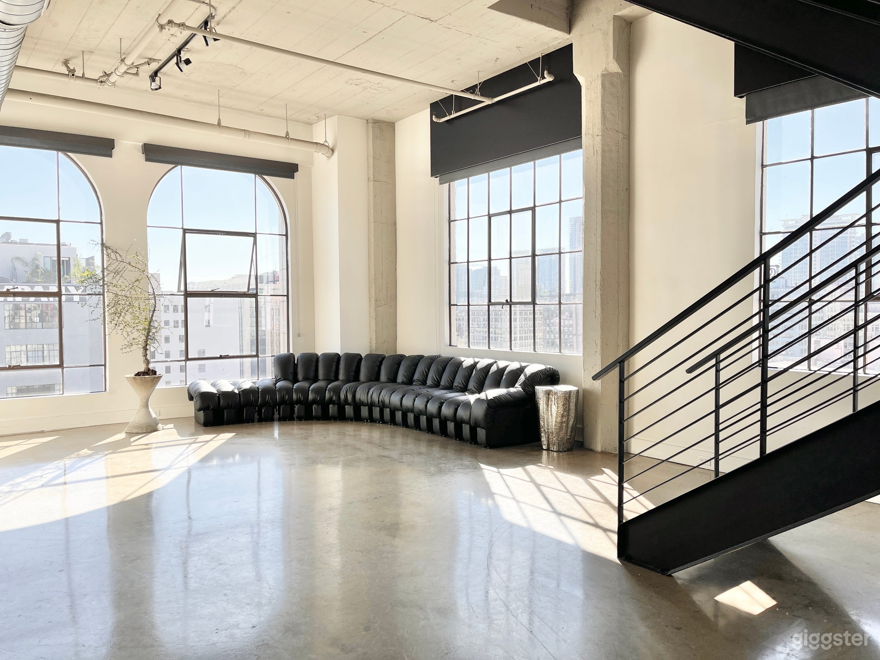 Industrial New York Loft with DTLA View Photo 1