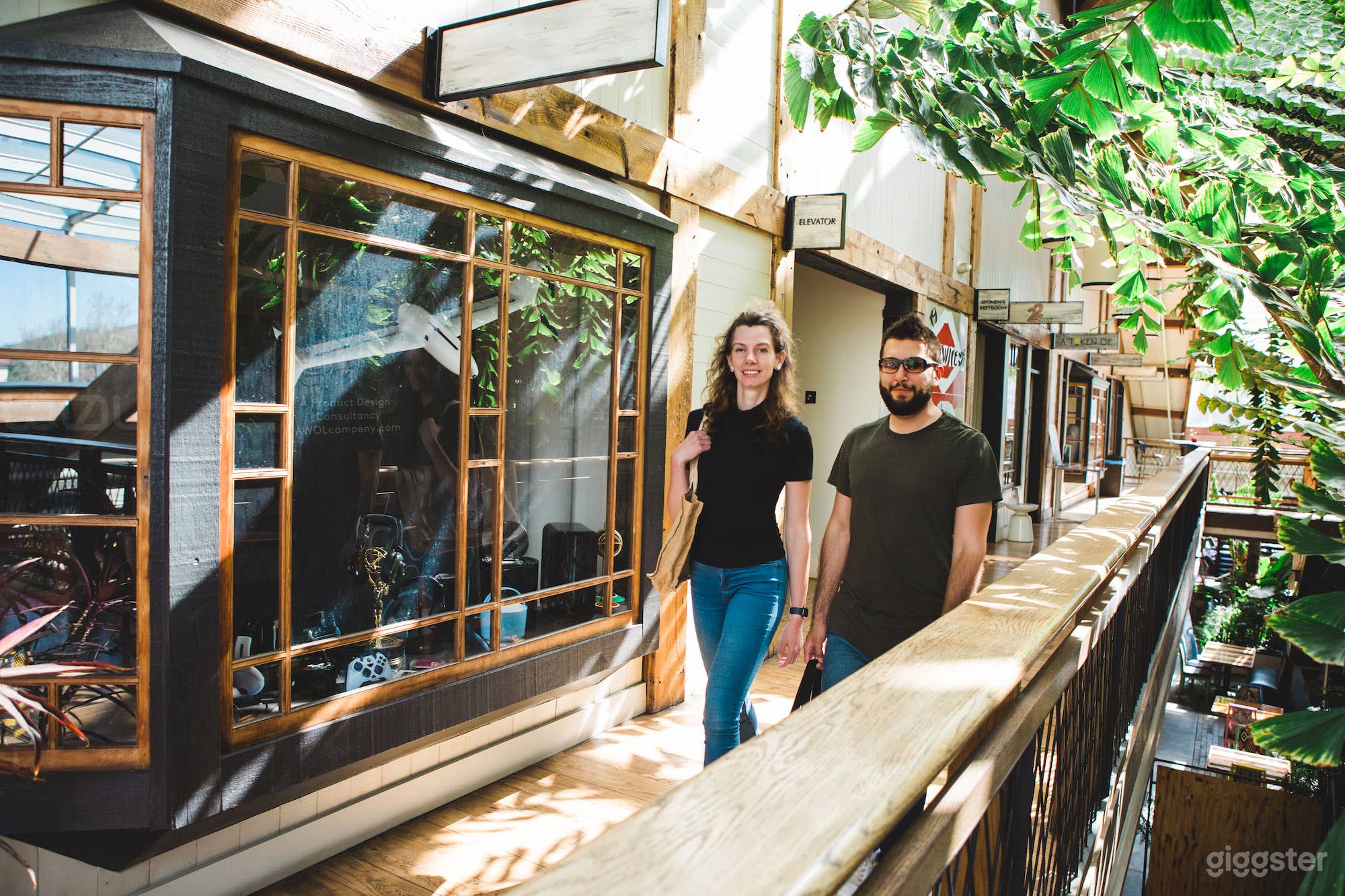 Custom woodwork upstairs and downstairs in the Market Hall Atrium