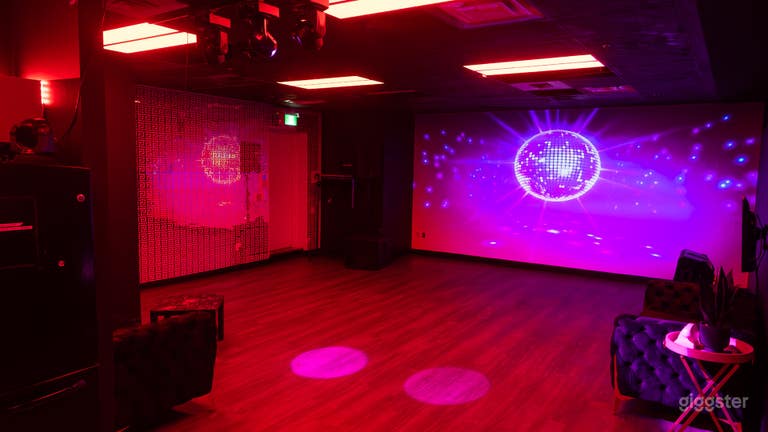  Private Venue with Projection Wall, Lighting & Sound System 