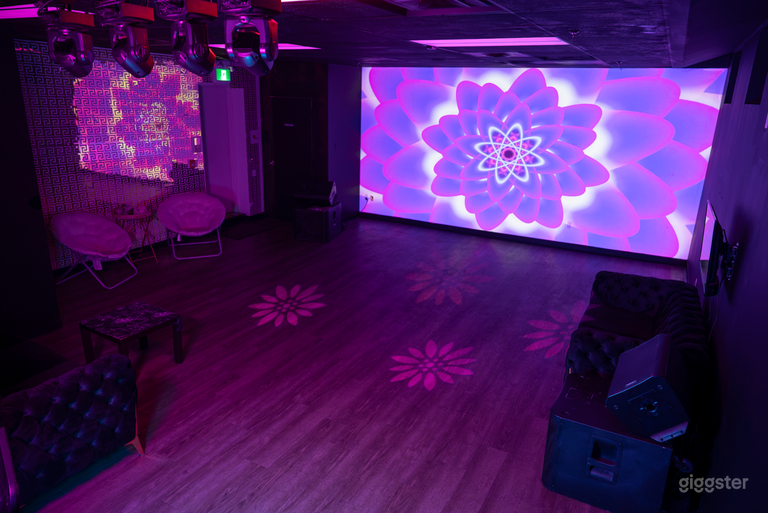  Private Venue with Projection Wall, Lighting & Sound System 