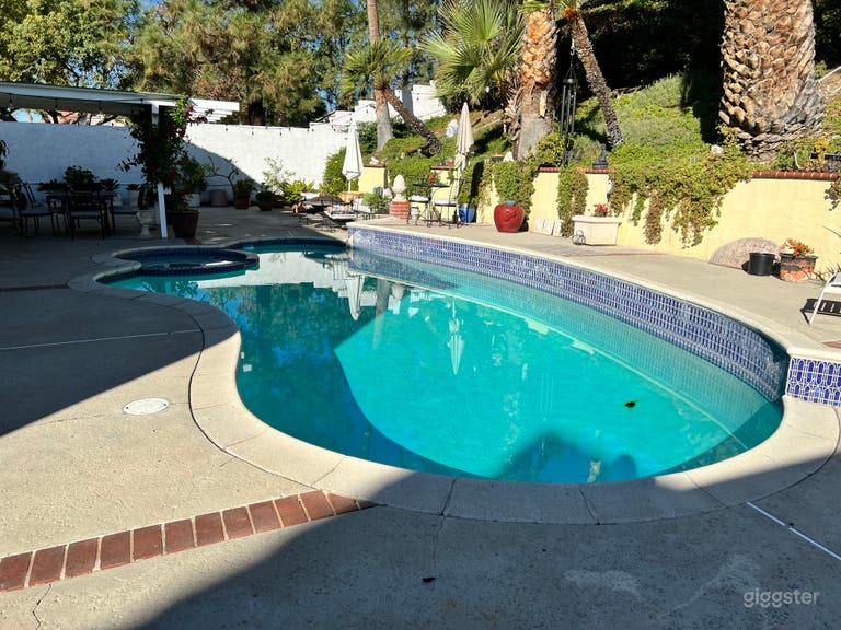  Stunning back yard pool  