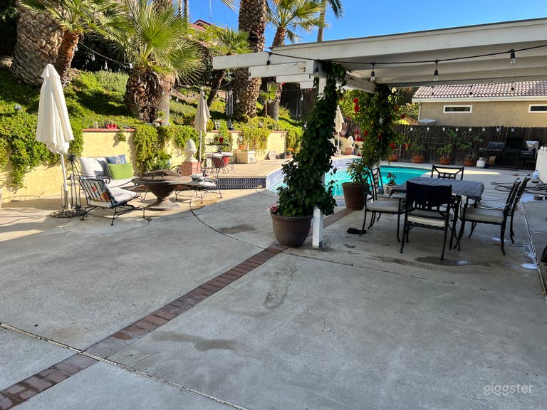  Stunning back yard pool  
