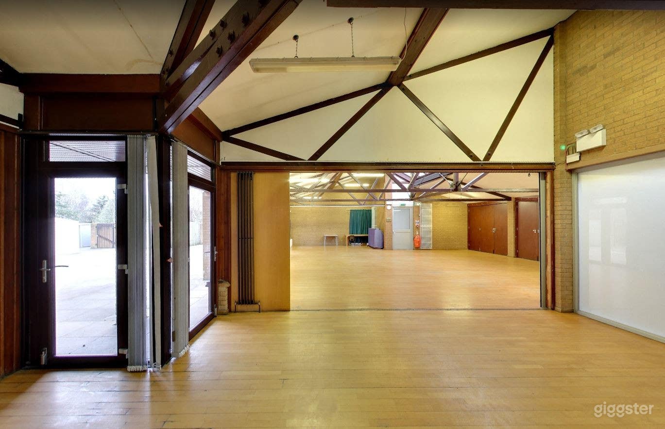 View from hall 2 into hall 1